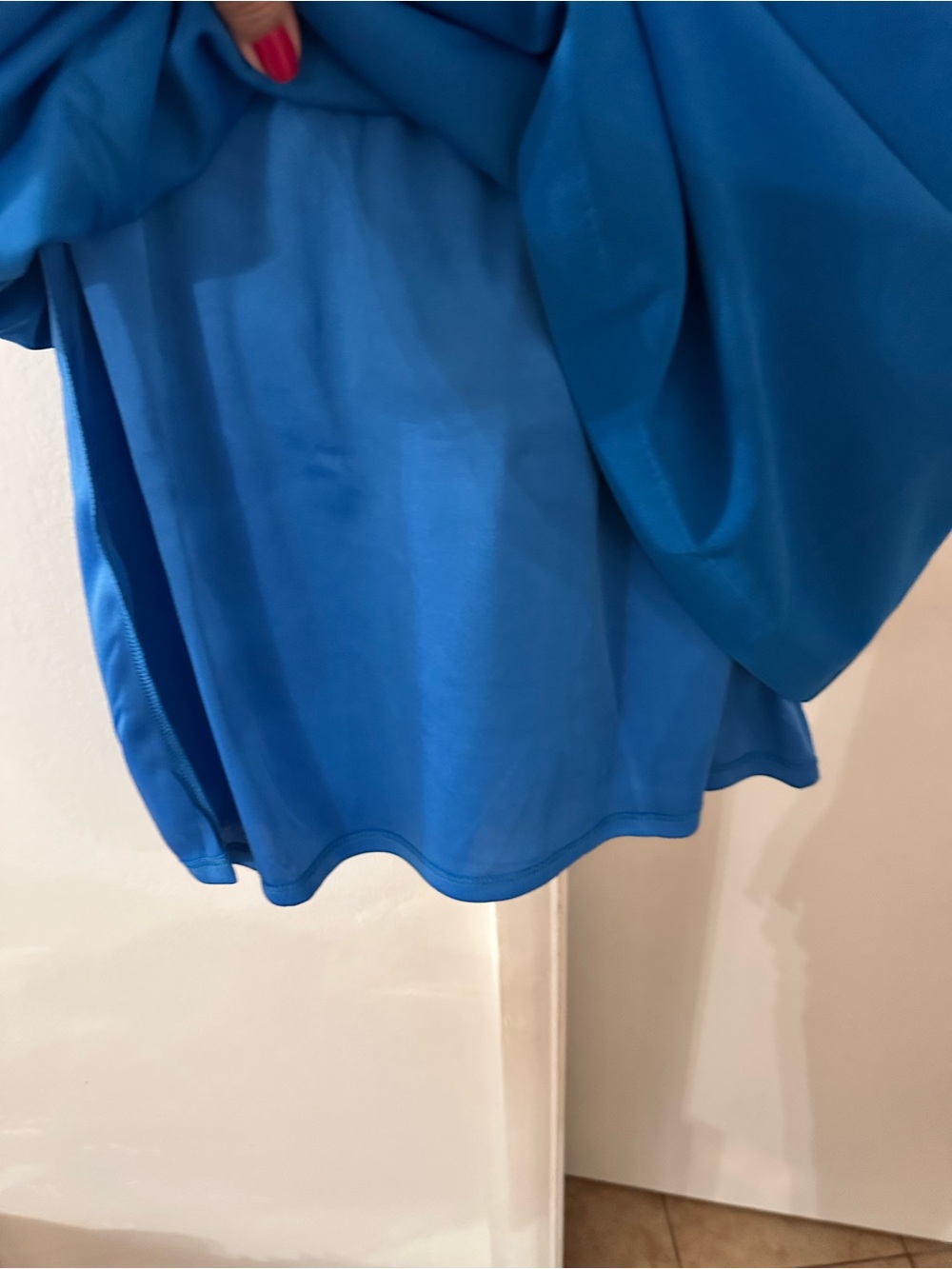 Alexia Admor Royal Blue Sleeveless Shift Dress with White Trim - Picture 7 of 13